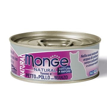 shumee Monge Cat tuna s piščancem in govedino 80 g