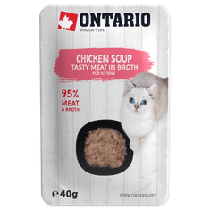 shumee Ontario CAT KITTEN piščančja in korenčkova juha 40 g