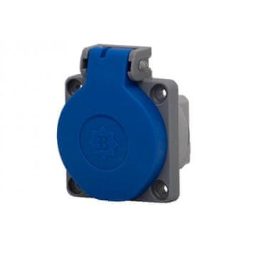 shumee Vtičnica za ploščo 16A 250V 2P+Z IP44 F-ELEKTRO 71095