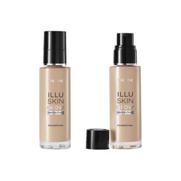 shumee Oriflame THE ONE Illuskin Glow odsevni tekoči puder - svetlo slonokoščena nevtralna 30 ml