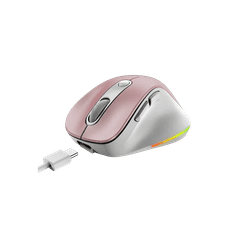 Genius Ergo 9000S Pro Bluetooth (31030039403) polnilna RGB roza ergonomska brezžična miška