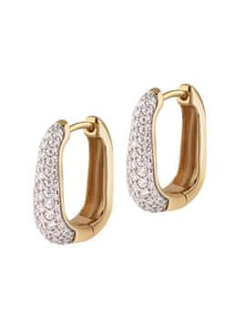 Guess Pozlačeni uhani s kristali Nuances JSBE04499JWYGT/U