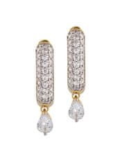 Guess Bleščeči uhani s kristali Nuances JSBE04506JWYGT/U