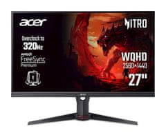 Acer  Nitro XV270UF3bmiiprx monitor, 68,58 cm (27) QuadHD, 320 Hz, črni (UM.HX0EE.323)