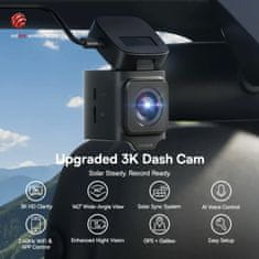BASEUS avtomobilska kamera 5MP WiFi PrimeTrip 3K črna C10669000123-00