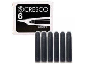 bez značky Nadomestna polnila / kartuše za nalivna peresa Cresco, črna, 100 kosov