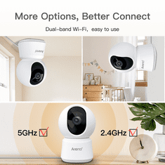 Arenti P2T nadzorna kamera, notranja,3MP UHD, varuška,