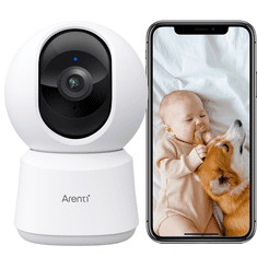 Arenti P2T nadzorna kamera, notranja,3MP UHD, varuška,