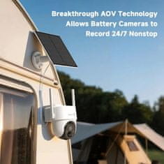 Arenti GO3G+SP2 2K 3MP 4G zunanja varnostna kamera z baterijo, SIM,