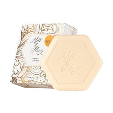 Oriflame Kremno milo Mleko & Honey Gold (Creamy Soap Bar) 90 g