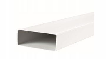VENTS Ploščati prezračevalni kanal 220x90 VENTS 910 PVC 1m