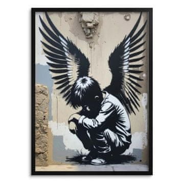 shumee Plakati Slike Plakati Grafiti Črno-bela stenska umetnost Street Art