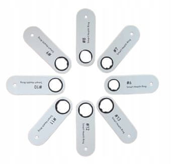 JC Smart Ring Smart Ring - tabela velikosti
