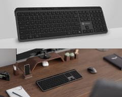 Natec MEDUSA brezžična tipkovnica, Bluetooth / USB 2.4GHz, tiha stikala, polnilna baterija, USB-C