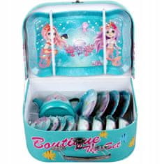 shumee VELIK ČAJNI SERVIS V PREVITKU Z MORSKO DEKLICO VRČ PLADENJ KROŽNIKI SKODELICE