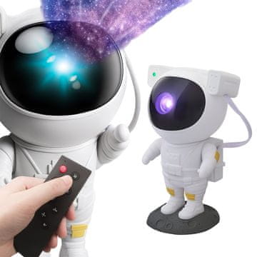 shumee LED projektor zvezdne svetlobe astronavt kozmonavt nočna lučka z daljinskim upravljalnikom