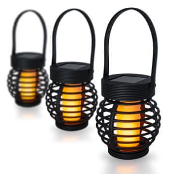 shumee Viseče solarne LED svetilke 3 kosi.