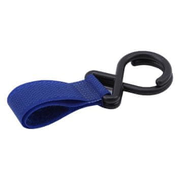 shumee Držalo za nakupovalni kavelj, ježkov kavelj za torbo za otroški voziček, temno modra barva