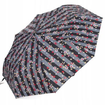 shumee Avtomatski zložljivi dežnik XL ženski dežnik s prevleko Rože Barviti