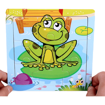 shumee Lesena sestavljanka v okvirju Izobraževalna sestavljanka Žaba