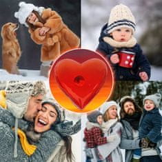 shumee 4x grelniki za roke in noge, v obliki srca, darilo za valentinovo