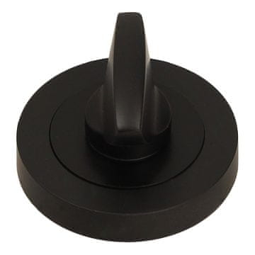 shumee Spodnja plošča PLT24-WC, super mat črna, okrogla