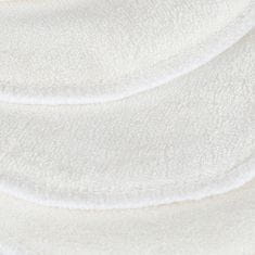 shumee Bambusove blazinice za dojenje, oblikovane za večkratno uporabo, bele