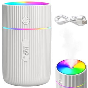 shumee Vlažilec zraka, difuzor arome, aromaterapija, nočna lučka, inhalacija, bela