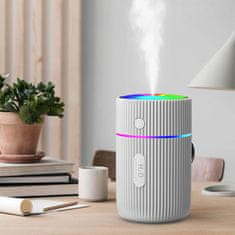 shumee Vlažilec zraka, difuzor arome, aromaterapija, nočna lučka, inhalacija, bela