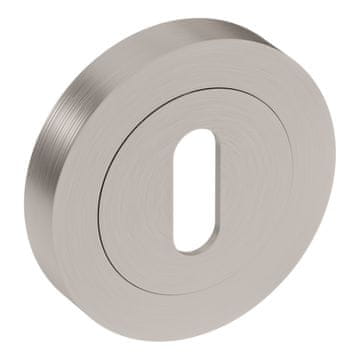 shumee Spodnja plošča PLT24-N, brušen nikelj, okrogla
