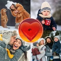 shumee Grelnik za roke in noge, v obliki srca, darilo za valentinovo, rdeč