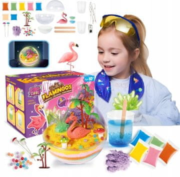 shumee LED kristalni kreativni izobraževalni komplet za gojenje akvarijskih flamingov