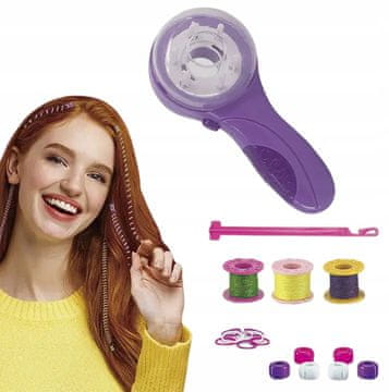 shumee Komplet za kreativno pletenje las, Braider, ustvarjanje čarobnih kitk