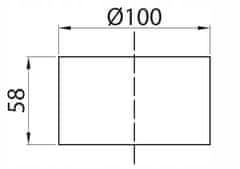shumee Okrogli priključek za kanal 100 mm Zračniki