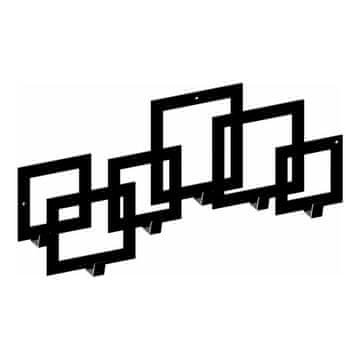 shumee Obešalnik WS16, GEOMETRY, črna strukturirana