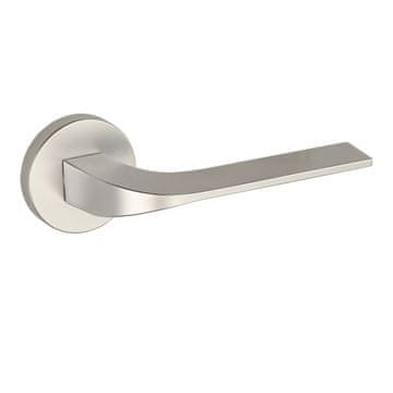 shumee Kljuka za vrata DH18, Vidaro, Basic Line, okrogla plošča, saten krom