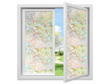shumee 2x samolepilna okenska folija za vitraž 45x200 cm