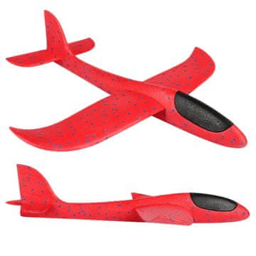 shumee Stiroporna strela za letalo iz stiropora za otroke, velika 47 cm, rdeča