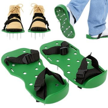 shumee Prezračevalnik trate, čevlji za trato s konicami, vertikulator, sandali, prevleke