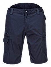 shumee Raztegljive kratke hlače KX340 PORTWEST elastične kratke hlače mornarsko modre UK34"" DE50