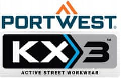 shumee Raztegljive kratke hlače KX340 PORTWEST elastične kratke hlače mornarsko modre UK34"" DE50