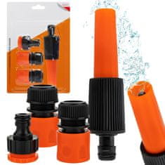 shumee 4x komplet hitrih priključkov za škropilnike 1/2 3/4 vrtna cev