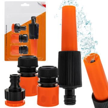shumee 4x komplet hitrih priključkov za škropilnike 1/2 3/4 vrtna cev