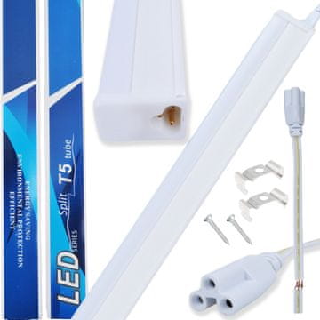 shumee LED svetilka, nadometna plošča, fluorescenčna cev, svetilo, 120 cm, hladno bela