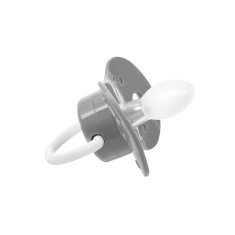 shumee Simetrična pomirjujoča duda z odprtino, siv medvedek, 6-12 mesecev