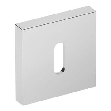 shumee Spodnja plošča PLT26J-NK, polirani krom, kvadratna