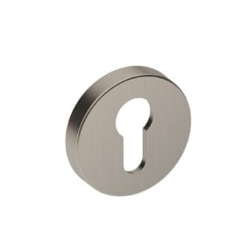 shumee Spodnja plošča PLT26J-Y, brušen nikelj, okrogla