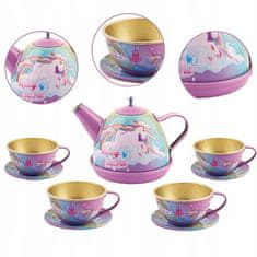 shumee INDUKCIJSKI SET ČAJNI PRT V KOVČKU SKODELICE SAMOROG VRČ