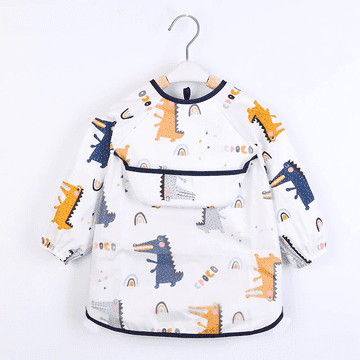 shumee Premium Smoki Bib, predpasnik za jedo z rokavi in skledo