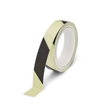 shumee 25 mm/10 m samolepilni trak, ki se sveti v temi Opozorilo